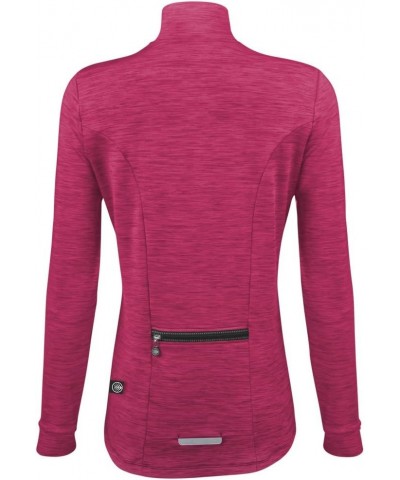 | Women's Thrive | HeatherTech Fleece Long Sleeve Pullover | Made in USA Pink $41.24 Jerseys