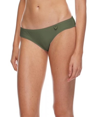 Women's Smoothies Eclipse Solid Surf Rider Bikini Bottom Swimsuit Cactus $20.50 Swimsuits