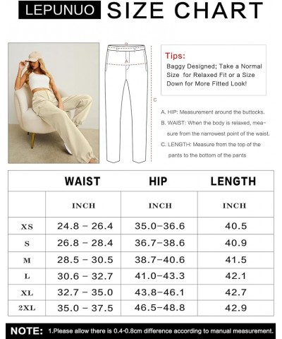 Women's High Waisted Cargo Pants Travel Y2K Streetwear Baggy Stretchy Pants with 6 Pockets Drawstring Ankle Cuffs Beige $17.8...