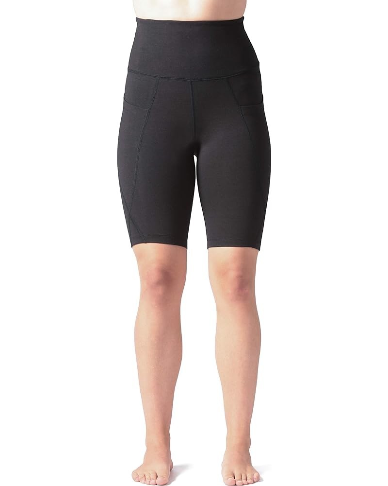 Women's Ecofabric Active Yoga High Waist Workout Shorts (Black, XS) X-Large Black $20.16 Activewear