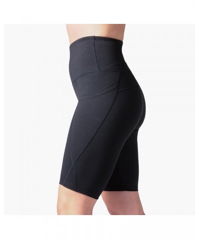 Women's Ecofabric Active Yoga High Waist Workout Shorts (Black, XS) X-Large Black $20.16 Activewear