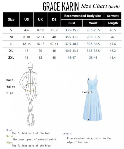 Women's Cotton Dresses Summer 2024 Spaghetti Strap V Neck Ruffle Tiered Flowy Dresses Black $22.36 Dresses