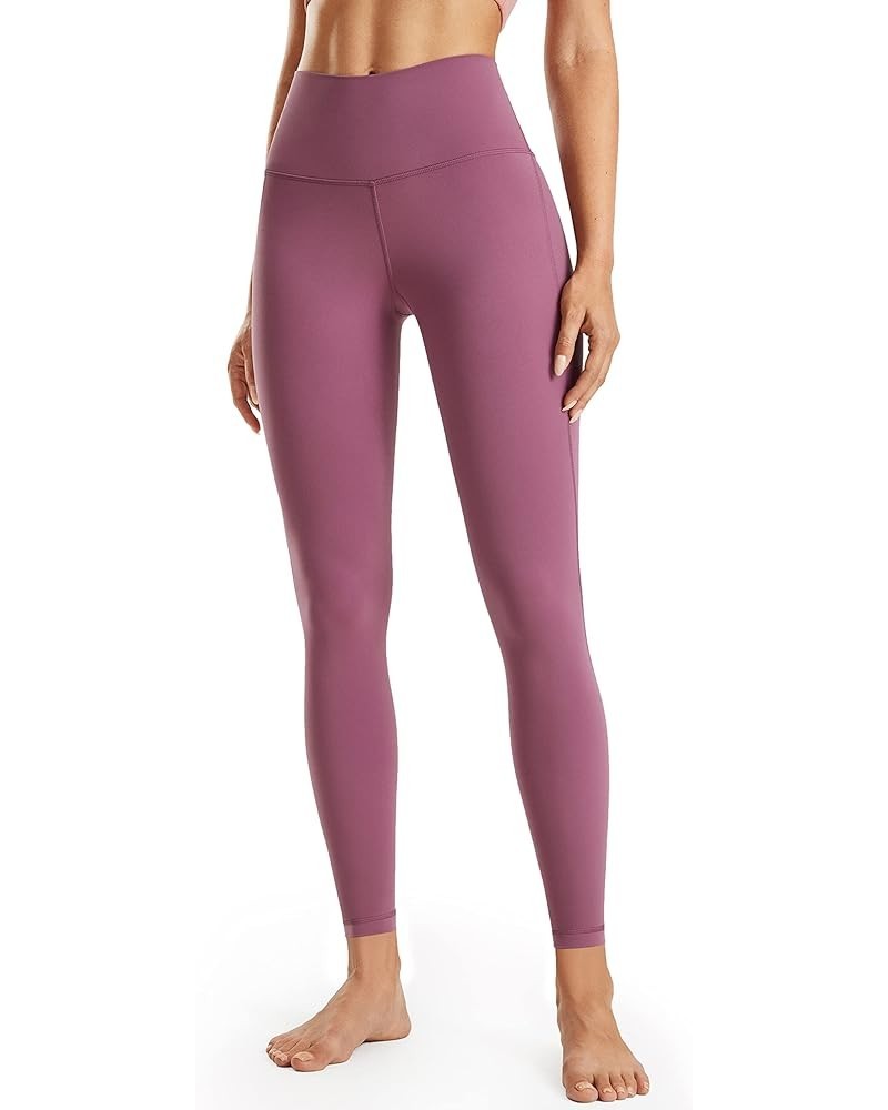 Workout Leggings for Women Tummy Control High Waisted Gym Athletic Buttery Soft Squat Proof Yoga Pants 25'' Mulberry $14.26 L...