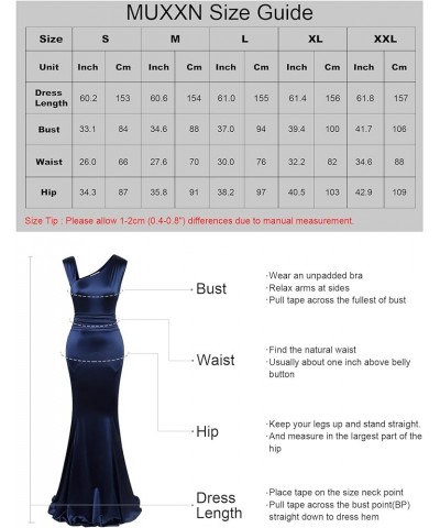 Women's 1950s Vintage Sleeveless V Neck Mermaid Cocktail Evening Gowns Dresses Navy Blue $20.76 Dresses