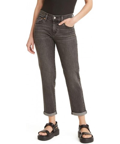 Women's New Boyfriend Jeans (Also Available in Plus) Standard Night is Young - Black $18.39 Jeans