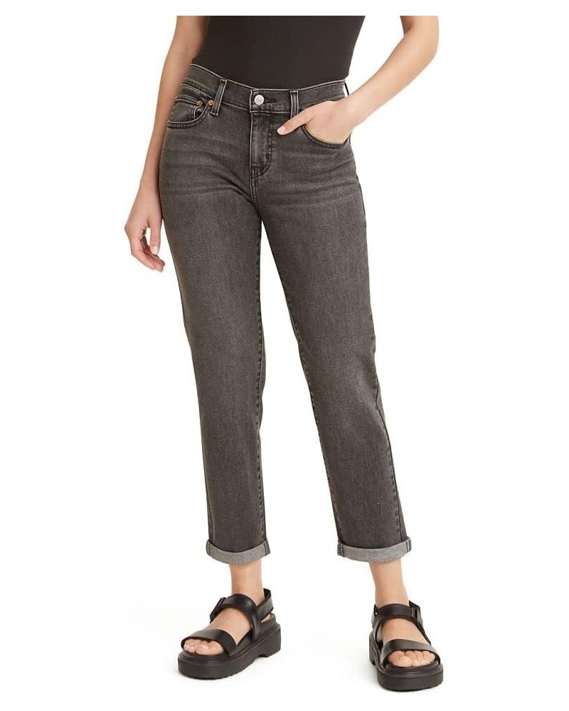 Women's New Boyfriend Jeans (Also Available in Plus) Standard Night is Young - Black $18.39 Jeans