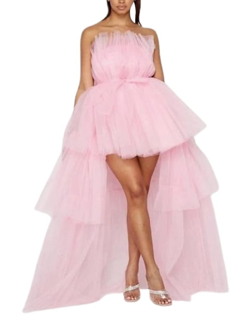 Women Tulle Long Skirt Maxi Tulle Floor Length Layered High Waist Puffy Skirt Wedding Special Occasion Clothes Z-pink $17.69 ...