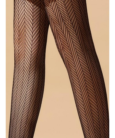 Women's Patterned Fishnet Tights High Waist Pantyhose Floral Stockings Strips Fishing Net $10.61 Socks