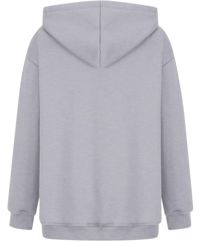 Hoodies for Women Oversized Hooded Sweatshirt Long Sleeve Loose Fit Pullover Drawstring Plus Size Tops with Pockets A-gray $8...