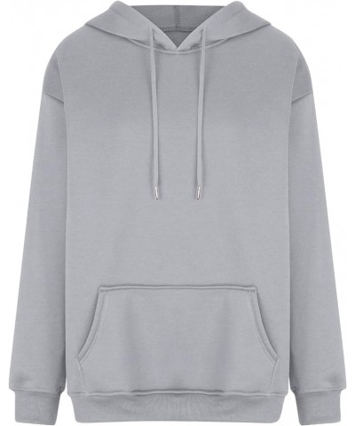 Hoodies for Women Oversized Hooded Sweatshirt Long Sleeve Loose Fit Pullover Drawstring Plus Size Tops with Pockets A-gray $8...