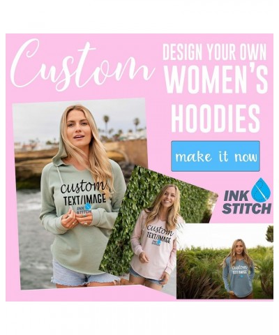 Women PRM2500 Custom Design Your Own Lightweight Hoodie Sweatshirts -Multicolors Dusty Rose $18.00 Hoodies & Sweatshirts