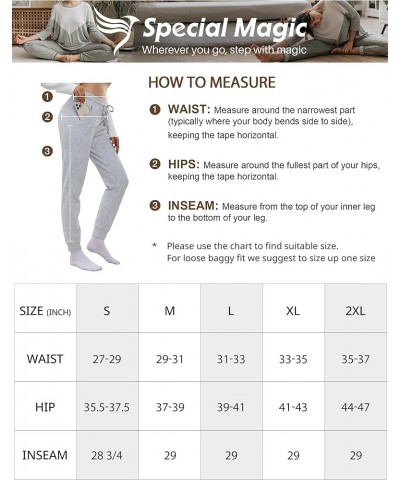 Sweatpants Women Fleece Lined Pants Snow Pants for Women Casual Winter Pants Warm Hiking Joggers with Pockets Fleece-light Gr...