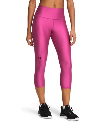 Women's HeatGear High Waisted Pocketed Capri (686) Astro Pink / / Black $15.77 Activewear