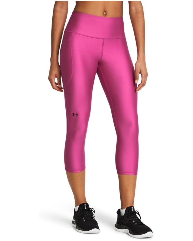 Women's HeatGear High Waisted Pocketed Capri (686) Astro Pink / / Black $15.77 Activewear