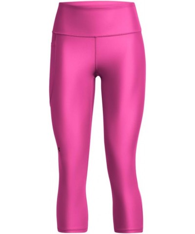 Women's HeatGear High Waisted Pocketed Capri (686) Astro Pink / / Black $15.77 Activewear