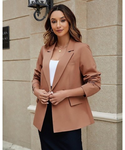 Blazer Jackets for Women Business Casual Outfits Work Office Blazers Lightweight Dressy Suits with Pocket Toasted Nut $24.99 ...