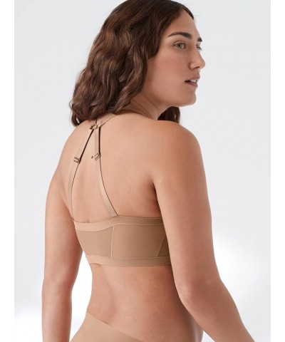 Women's True Body Lift Triangle Adjustable Strap Bra Bronzed Mesh $19.46 Lingerie