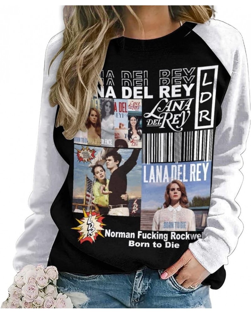 Vintage Sweatshirt Women Crew Neck Hoodie Funny Graphic Raglan Sweater Casual Pullover Top Classic Baseball Tshirt Style9 $13...