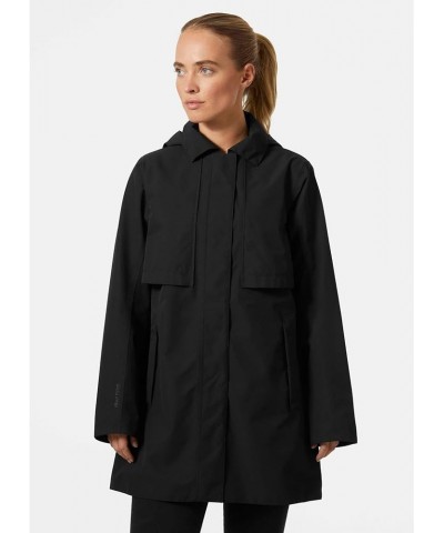 Women's Lilja Rain Coat 990 Black $81.90 Coats