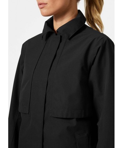 Women's Lilja Rain Coat 990 Black $81.90 Coats