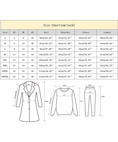 Women Winter Faux Fur Coat Buttoned Open Front Cardigan Jacket Plus Size Outerwear Oversized Mid Length Overcoat S-5XL Red $1...