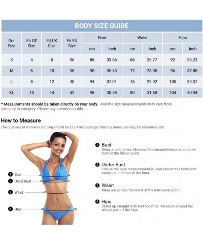 Women's Ribbed Underwire Bikini High Cut V Notch Smocked Swimwear Printed High Leg Swimsuit 7_blue $20.13 Swimsuits