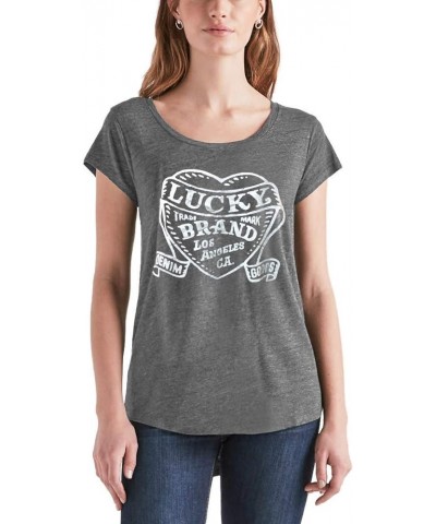 Women's Graphic Tee Grey Logo $11.39 T-Shirts