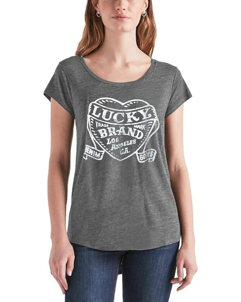 Women's Graphic Tee Grey Logo $11.39 T-Shirts