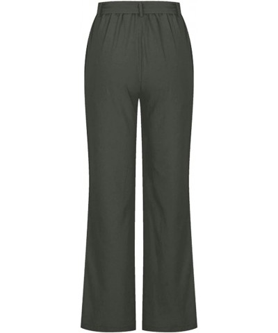 Wide Leg Pants for Women High Waisted Stretch Casual Pants Baggy Stretchy Comfy Trousers with Pockets Ag $6.22 Pants