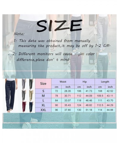 Wide Leg Pants for Women High Waisted Stretch Casual Pants Baggy Stretchy Comfy Trousers with Pockets Ag $6.22 Pants