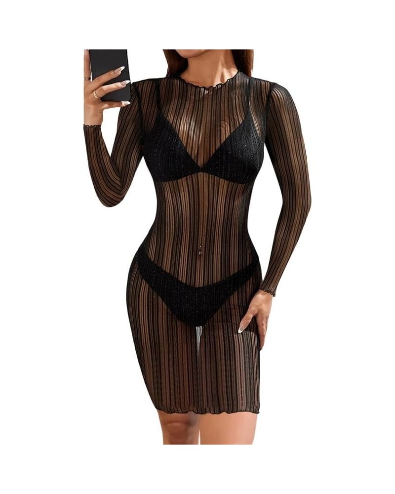 Women Sexy Hot Drilling Bodycon Dress Prom Club Birthday Cocktail Elegant Night Dresses 21 Black $18.90 Dresses