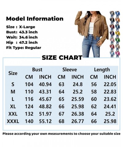 Women's Winter Coat for Women - Vintage Lapel Open Front Cowboy Style Long Sleeve Tassels Cardigan Coat Tops Coats for 1-blue...