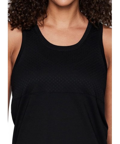 Active Women's Sleeveless Athletic Performance Running Workout Yoga Tank Top with Mesh Ventilation Heather Mesh Black $12.14 ...