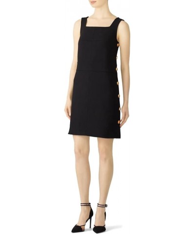 Rent The Runway Pre-Loved Millie Button Dress Black $45.86 Dresses