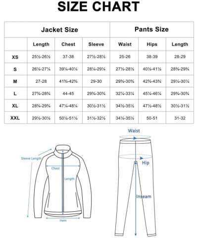 Women Lightweight Running Jacket 2 Pieces Set, Full Zip Track Sports Suits for Cycling, UV Protection Gray $31.94 Activewear