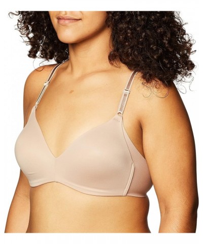 Women's No Side Effects Underarm-Smoothing Comfort Wireless Lightly Lined T-Shirt Bra 1056 Toasted Almond $11.85 Lingerie