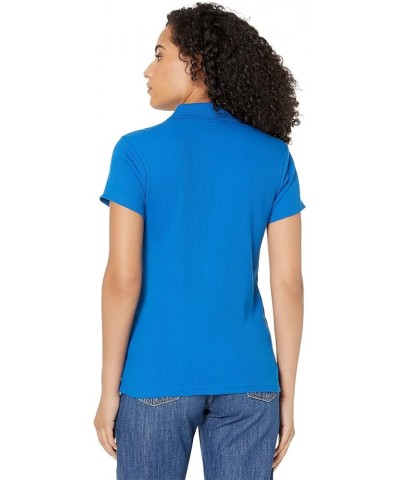 Y Rib Placket Polo Shirt Lapis Blue $10.61 T-Shirts