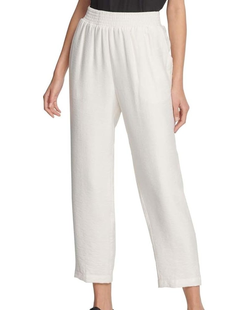 Women's Pull-On Cropped Pants Ivory $13.64 Pants