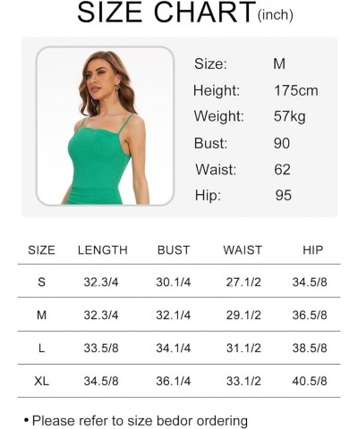 Clubwear for Women Sexy Backless Party Dress Spaghetti Straps Bodycon Sleeveless Midi/Mini Dress Black $7.79 Dresses