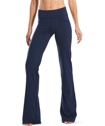 28" 30" 32" 34" Inseam Regular Tall Bootcut Yoga Pants, 4 Pockets, UPF50+ Style1-blue $23.19 Activewear