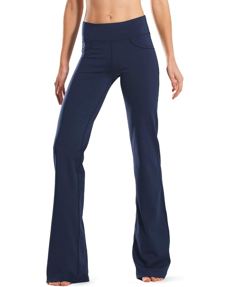 28" 30" 32" 34" Inseam Regular Tall Bootcut Yoga Pants, 4 Pockets, UPF50+ Style1-blue $23.19 Activewear