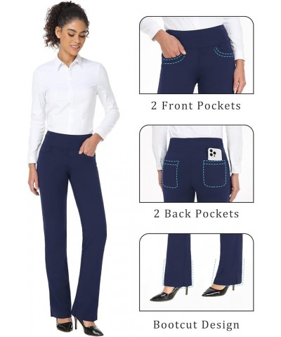 28" 30" 32" 34" Inseam Regular Tall Bootcut Yoga Pants, 4 Pockets, UPF50+ Style1-blue $23.19 Activewear