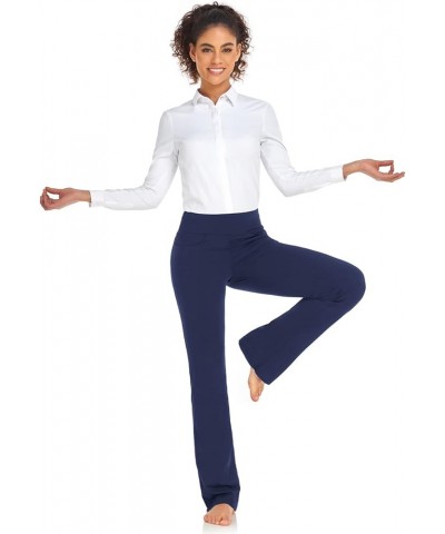 28" 30" 32" 34" Inseam Regular Tall Bootcut Yoga Pants, 4 Pockets, UPF50+ Style1-blue $23.19 Activewear