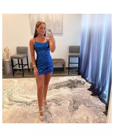 Women's Sequin Homecoming Dresses for Teens 2023 Tight Short Prom Cocktail Party Dress Green $29.14 Dresses