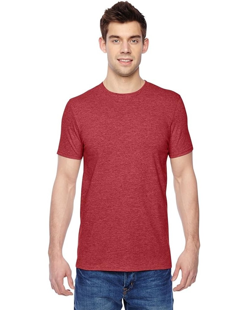 SF45R Adult 4.7 oz. Sofspun® Jersey Crew T-Shirt Brick Heather $8.98 Activewear