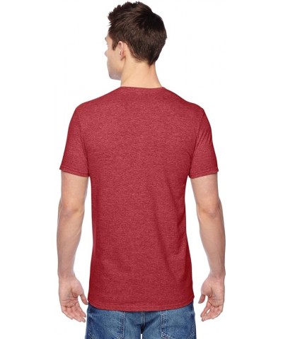 SF45R Adult 4.7 oz. Sofspun® Jersey Crew T-Shirt Brick Heather $8.98 Activewear