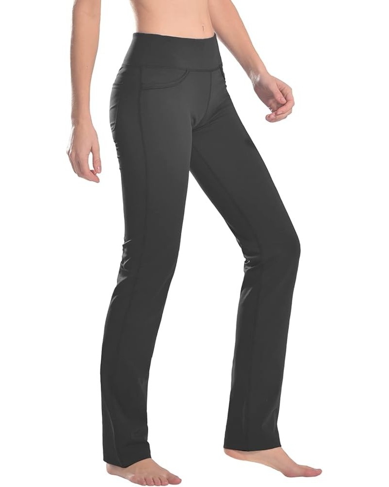 28" 30" 32" 34" Inseam Regular Tall Bootcut Yoga Pants, 4 Pockets, UPF50+ Grey, 4 Pockets $23.19 Activewear