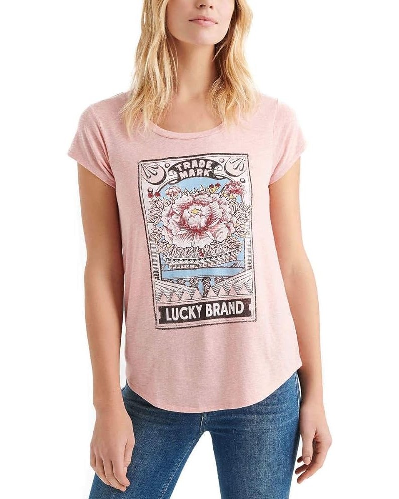 Women's Graphic Tee Peach $11.39 T-Shirts