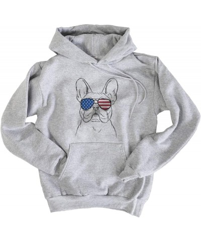 Patriotic Franco The French Bulldog Dog Triblend T-Shirt Men's Pullover Hoodie Sweatshirt $16.42 T-Shirts