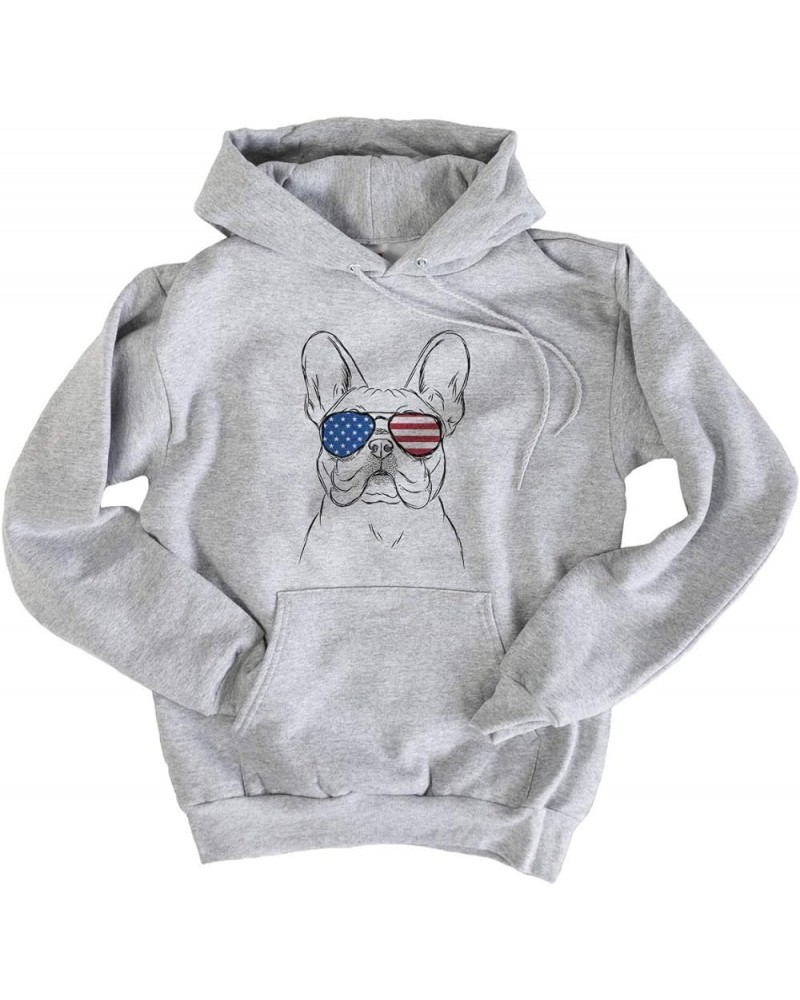 Patriotic Franco The French Bulldog Dog Triblend T-Shirt Men's Pullover Hoodie Sweatshirt $16.42 T-Shirts